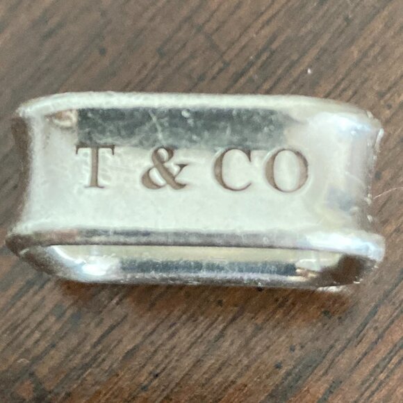 Tiffany & Co - square ring (size 6)  - 925 silver - Picture 6 of 10
